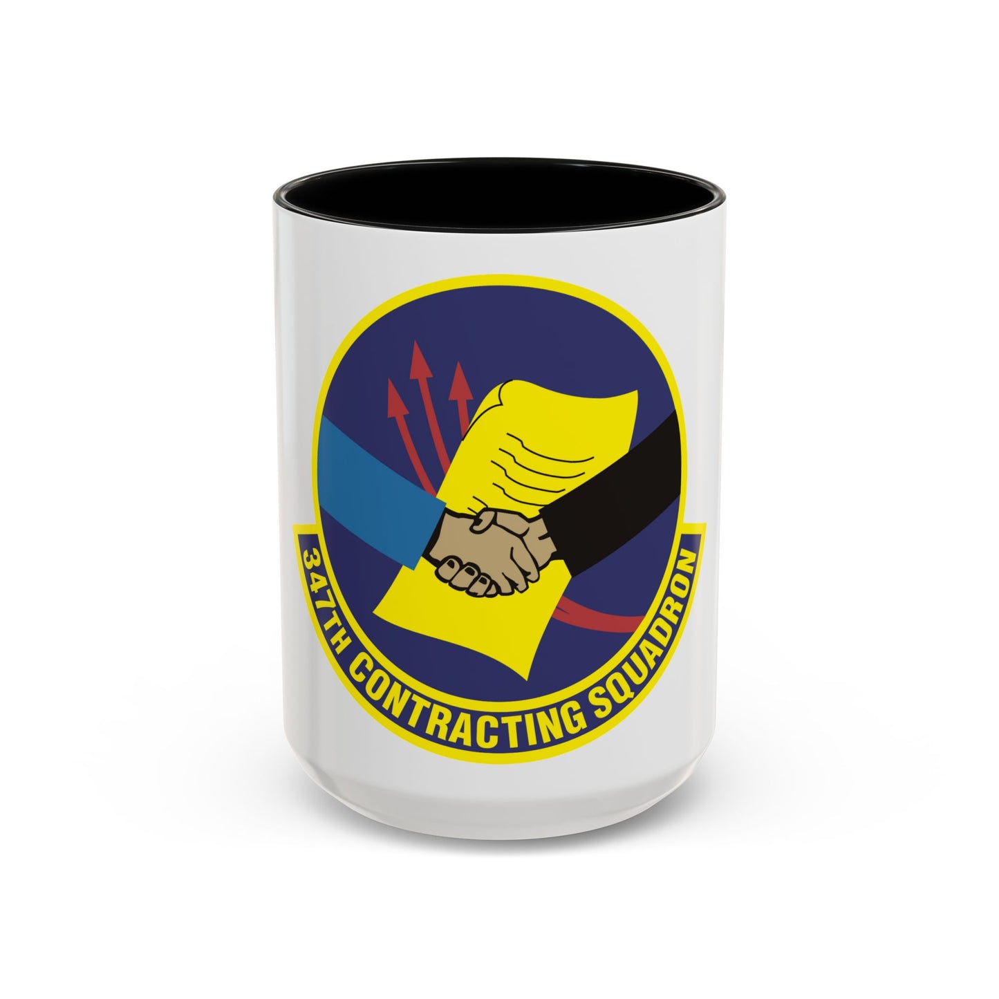347th Contracting Squadron (U.S. Air Force) Accent Coffee Mug