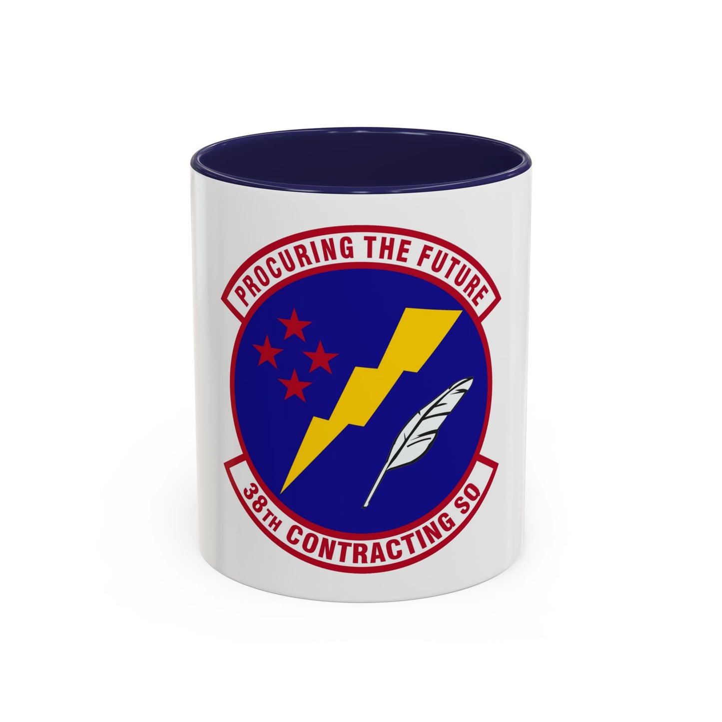 38th Contracting Squadron (U.S. Air Force) Accent Coffee Mug
