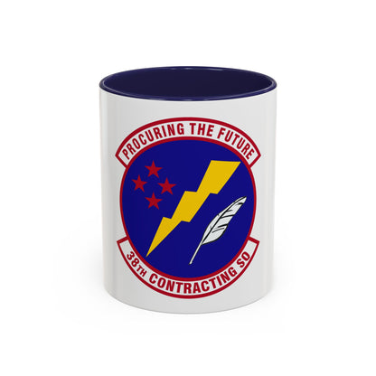 38th Contracting Squadron (U.S. Air Force) Accent Coffee Mug