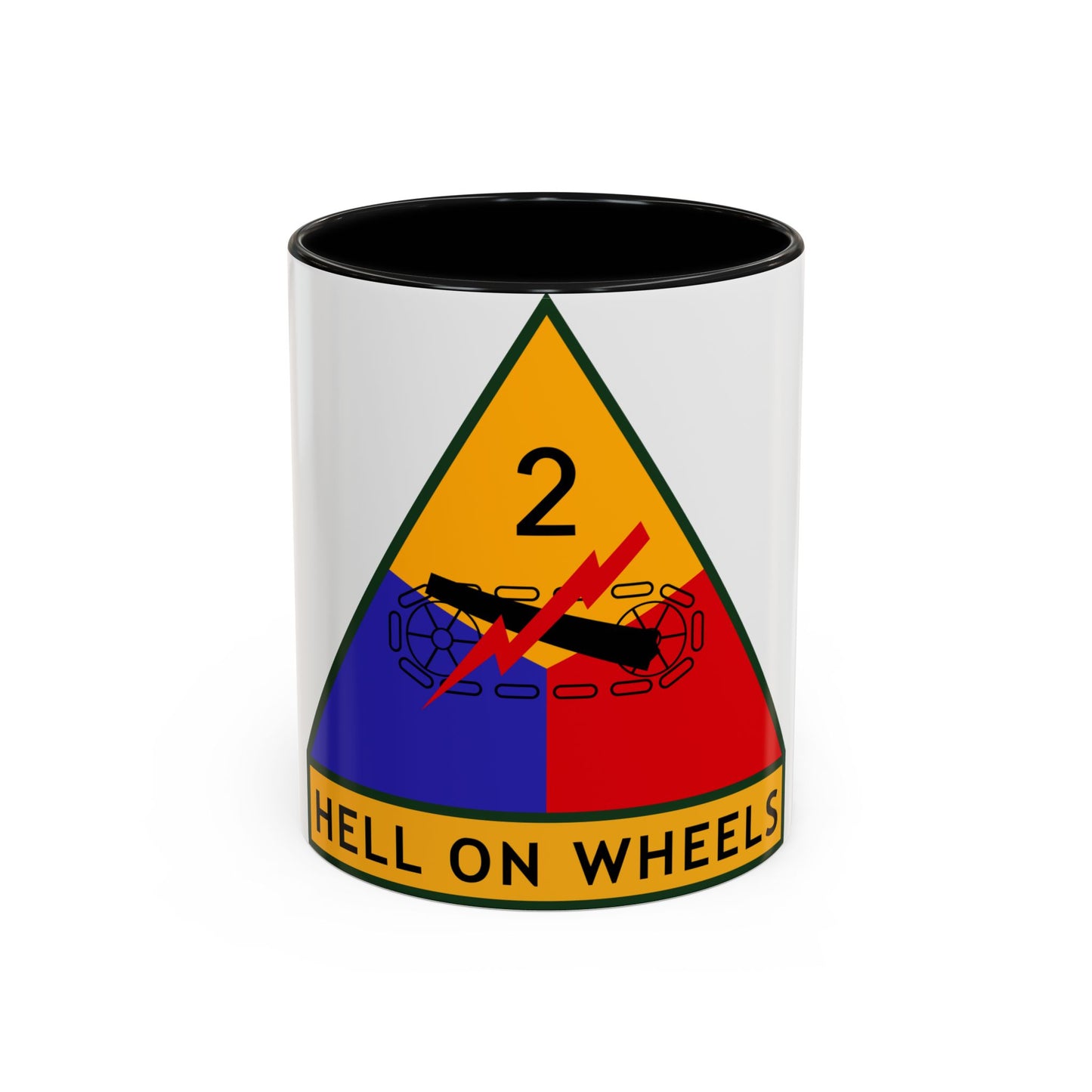 2nd Armored Division (U.S. Army) Accent Coffee Mug