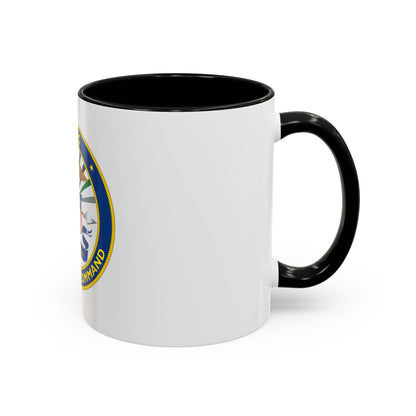 USCG Personnel Command (U.S. Coast Guard) Accent Coffee Mug