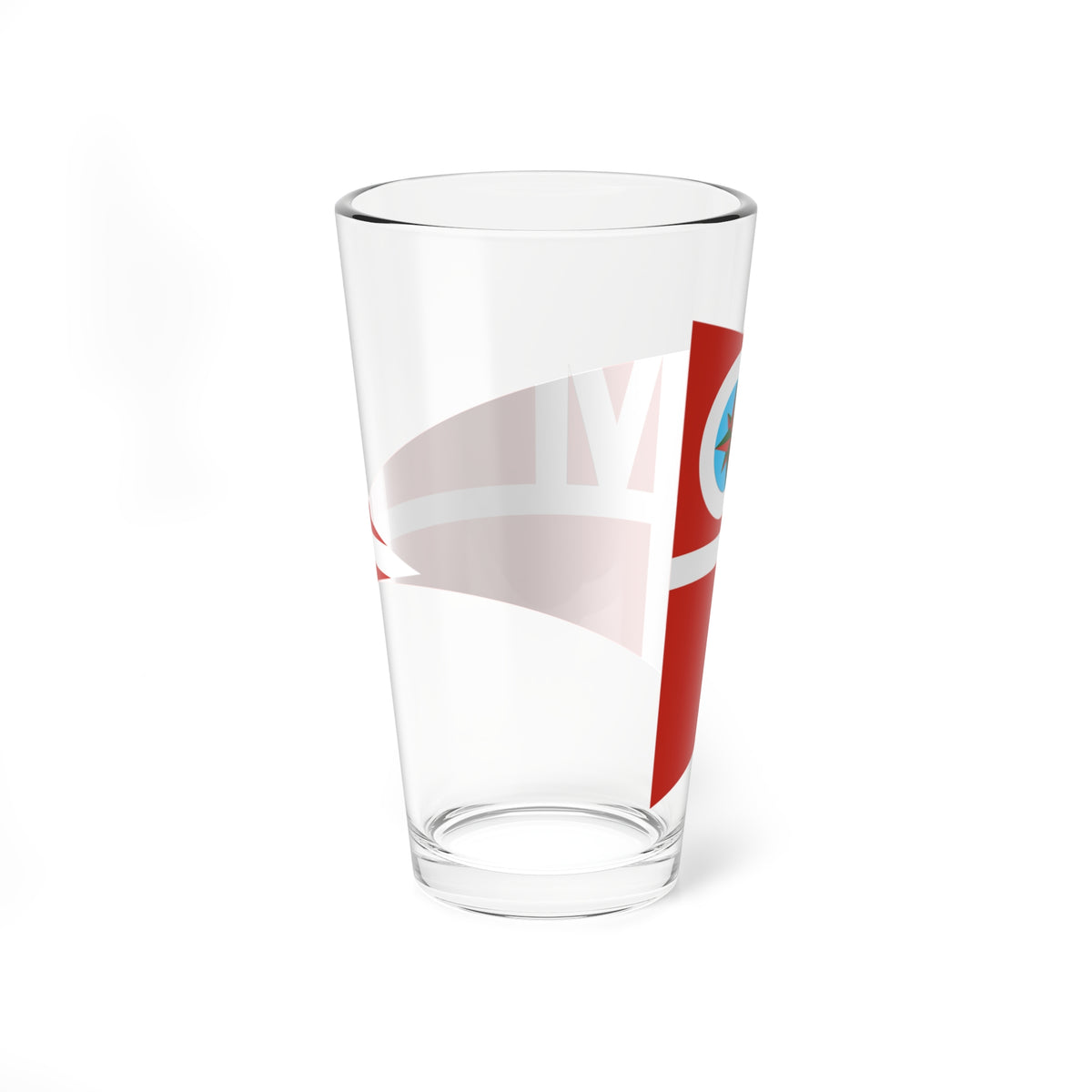 Burgee of C N Morcote (Switzerland) Pint Glass 16oz