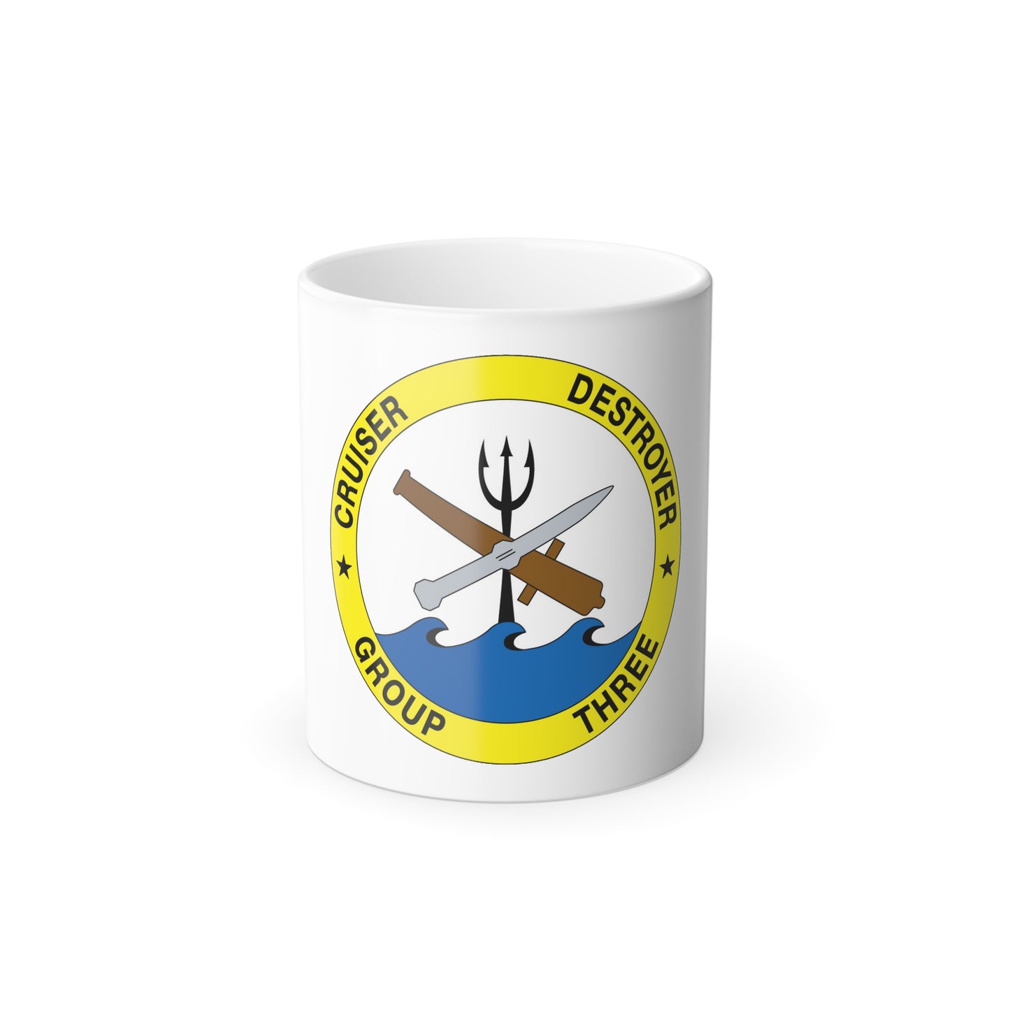 Cruise Destroyer Group Three (U.S. Navy) Color Changing Mug 11oz