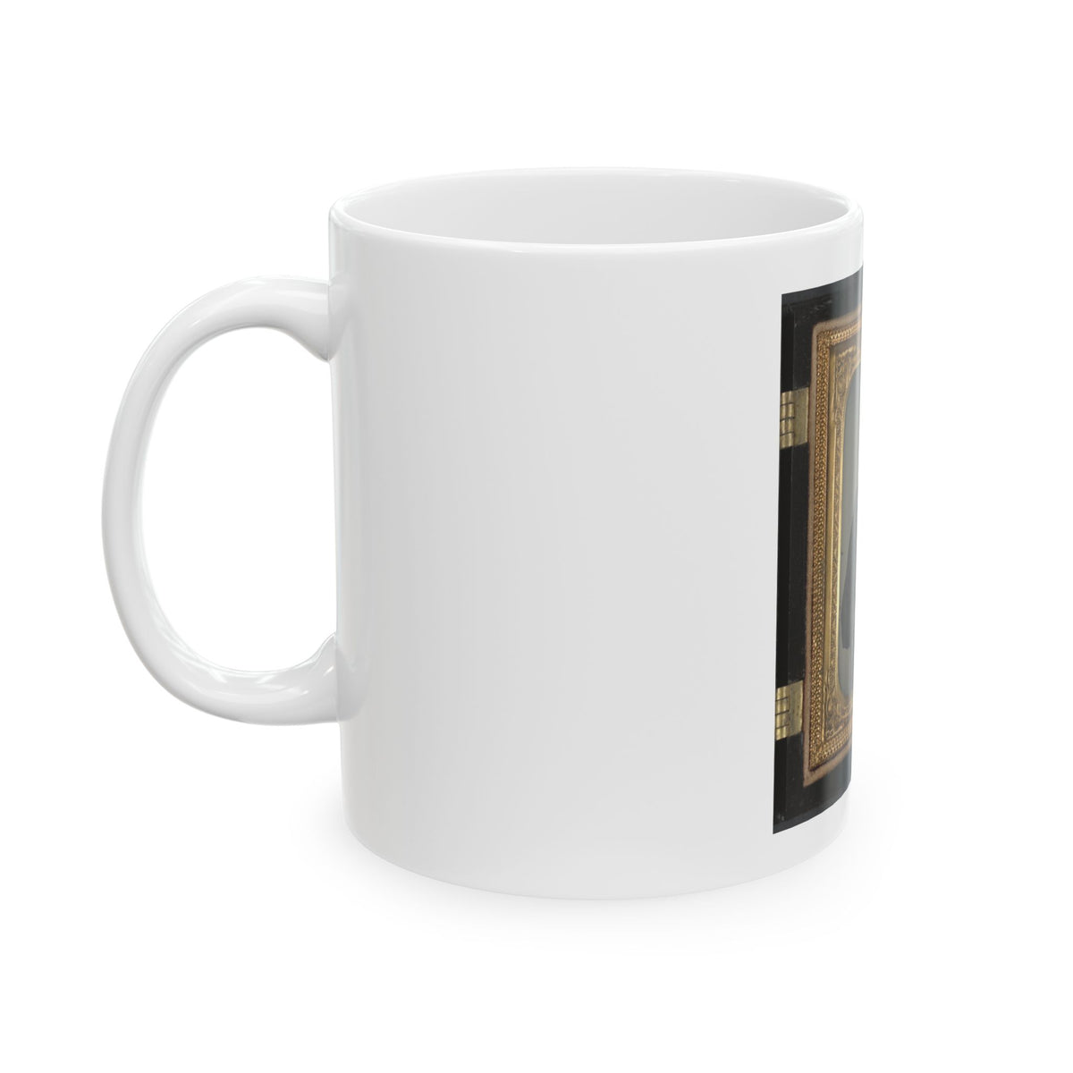 Unidentified Soldier In Confederate Uniform With Bowie Knife(2) (U.S. Civil War) White Coffee Mug