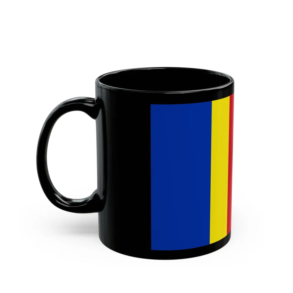 Flag of Salerno Italy - Black Coffee Mug-Go Mug Yourself