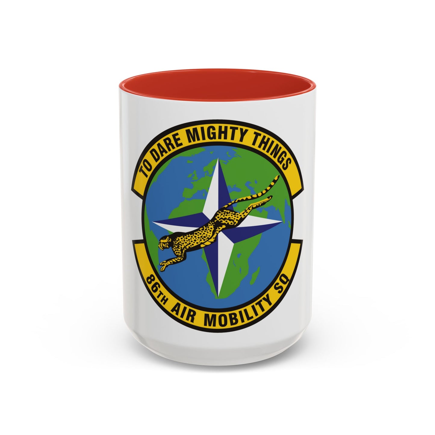 86th Air Mobility Squadron (U.S. Air Force) Accent Coffee Mug