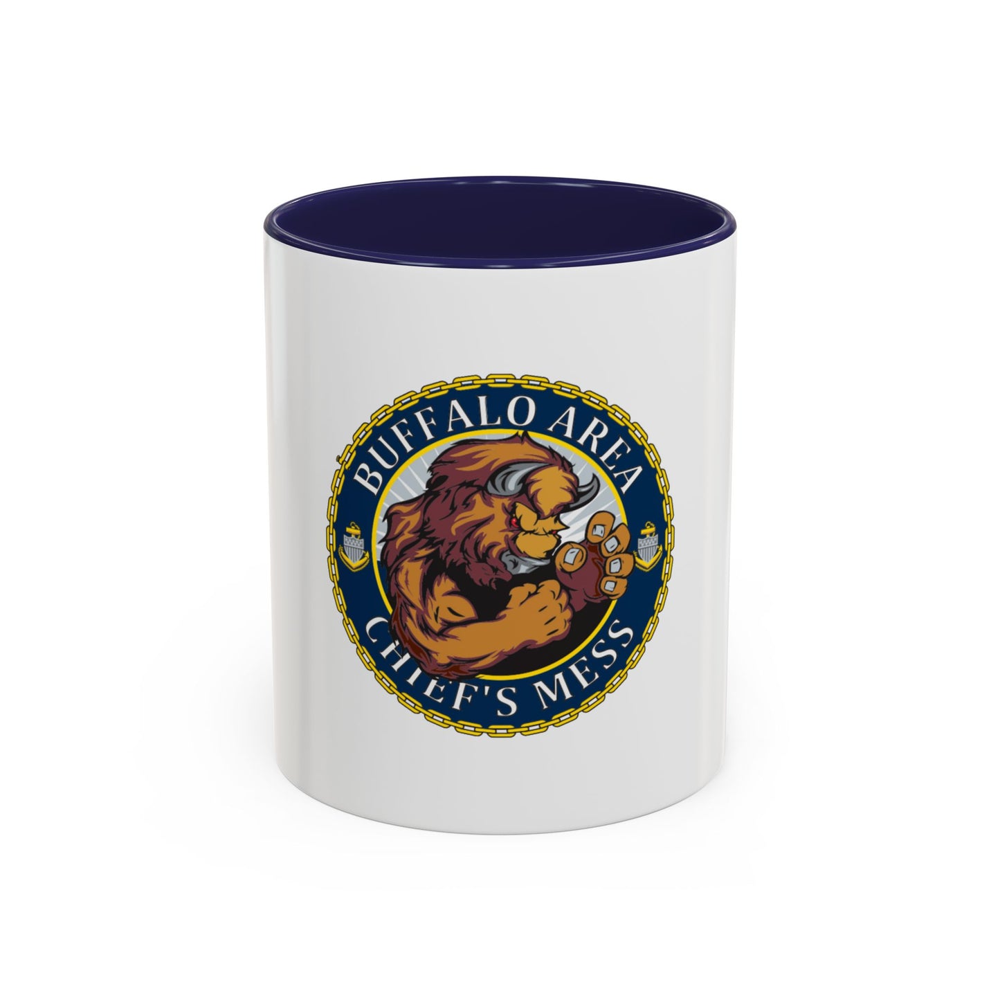 USCG Buffalo Area Cheifs Mess (U.S. Coast Guard) Accent Coffee Mug