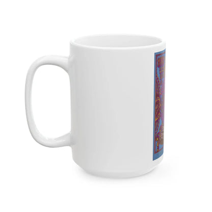 Junior Wells Poster (Music Poster) White Coffee Mug-Go Mug Yourself