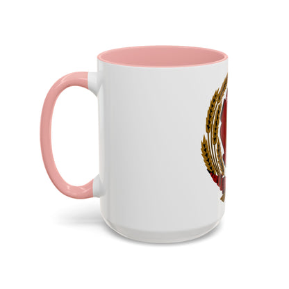 Emblem of the Moldavian SSR (1940-1941) - Accent Coffee Mug