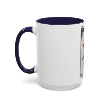 The Hanged Man (Tarot Card) Accent Coffee Mug-Go Mug Yourself