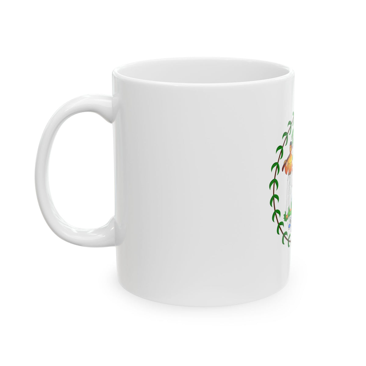Coat of arms of Belize (1981-2019) - White Coffee Mug