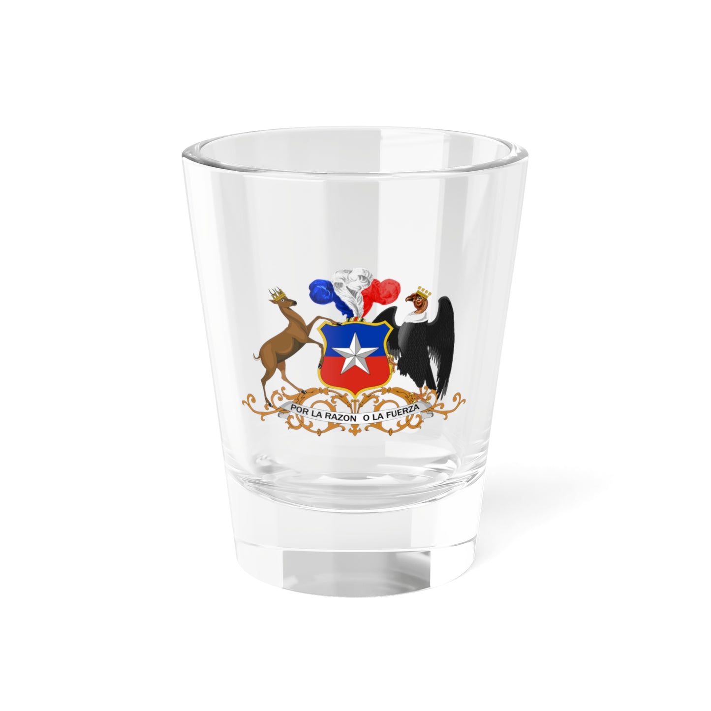 Coat of arms of Chile 3 - Shot Glass 1.5oz