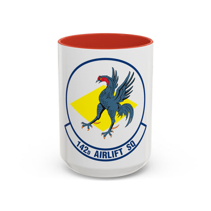 142 Airlift Squadron (U.S. Air Force) Accent Coffee Mug