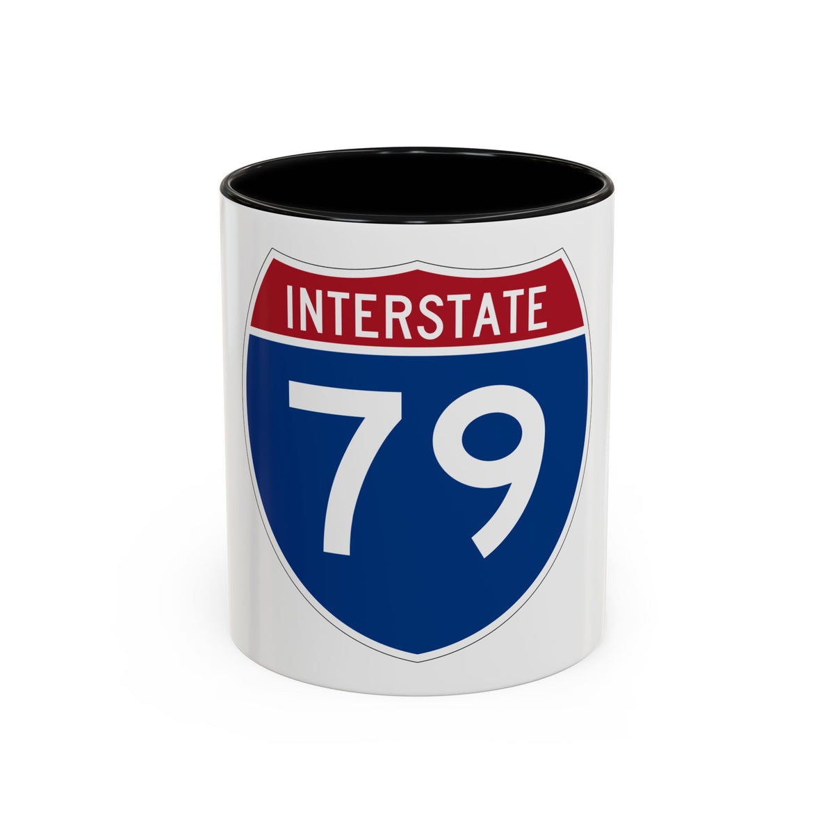 Interstate 79 (U.S. Highways) Accent Coffee Mug