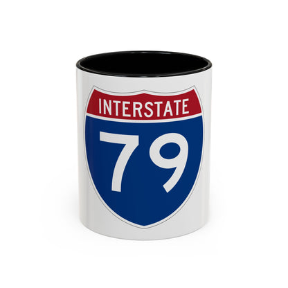 Interstate 79 (U.S. Highways) Accent Coffee Mug