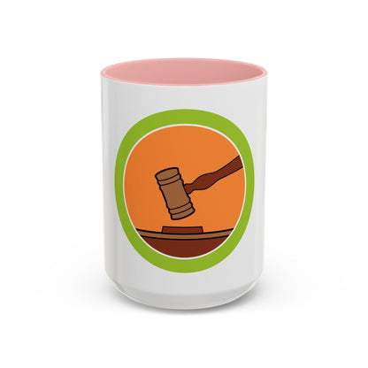 Public Speaking (Boy Scout Merit Badge) Accent Coffee Mug