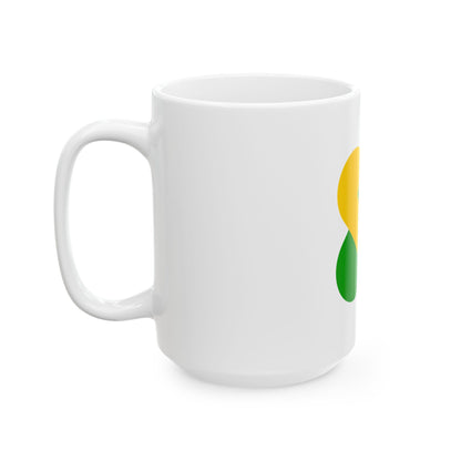 Flag of Champagne Ardenne France 2 - White Coffee Mug-Go Mug Yourself