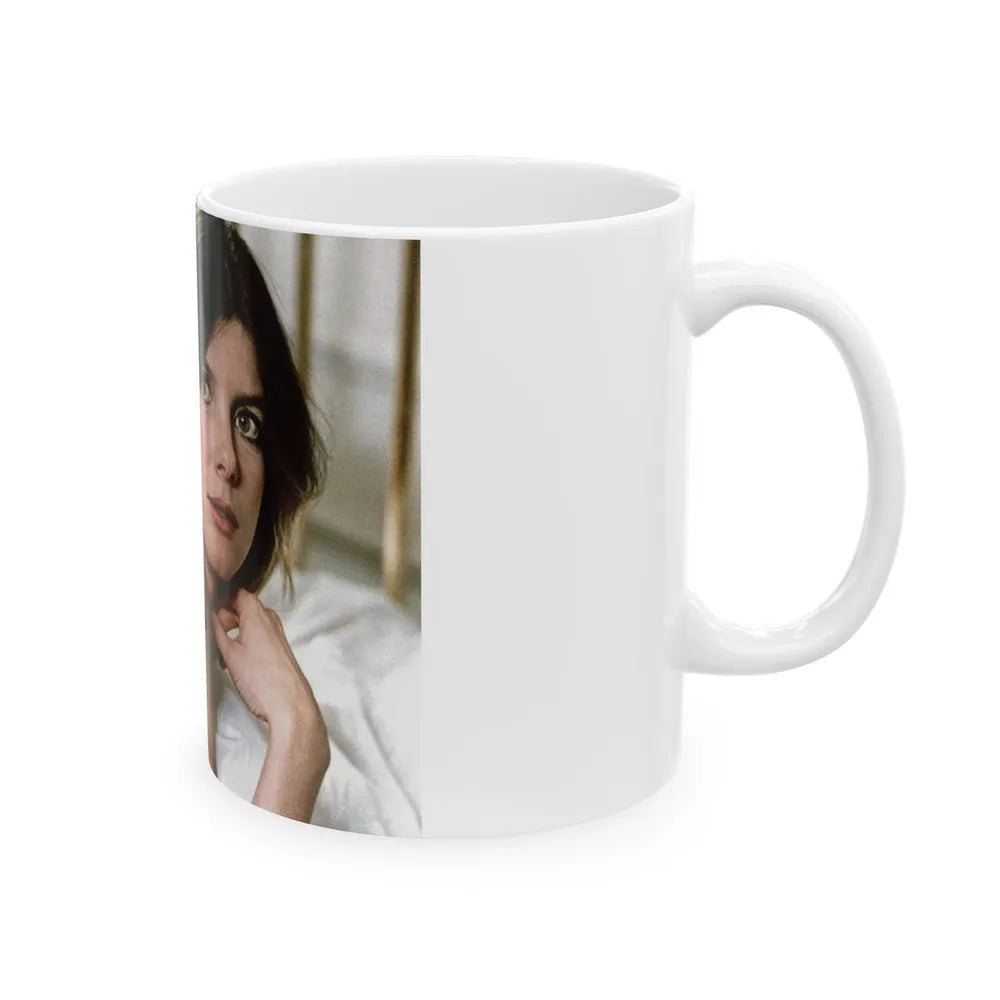 Katharine Ross #80 (Vintage Female Icon) White Coffee Mug-Go Mug Yourself