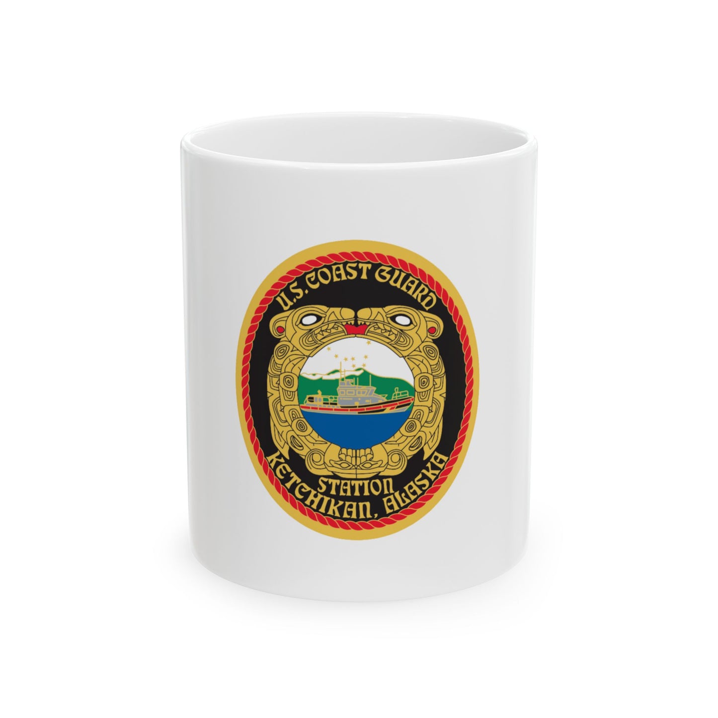 USCGS Ketchikan (U.S. Coast Guard) White Coffee Mug