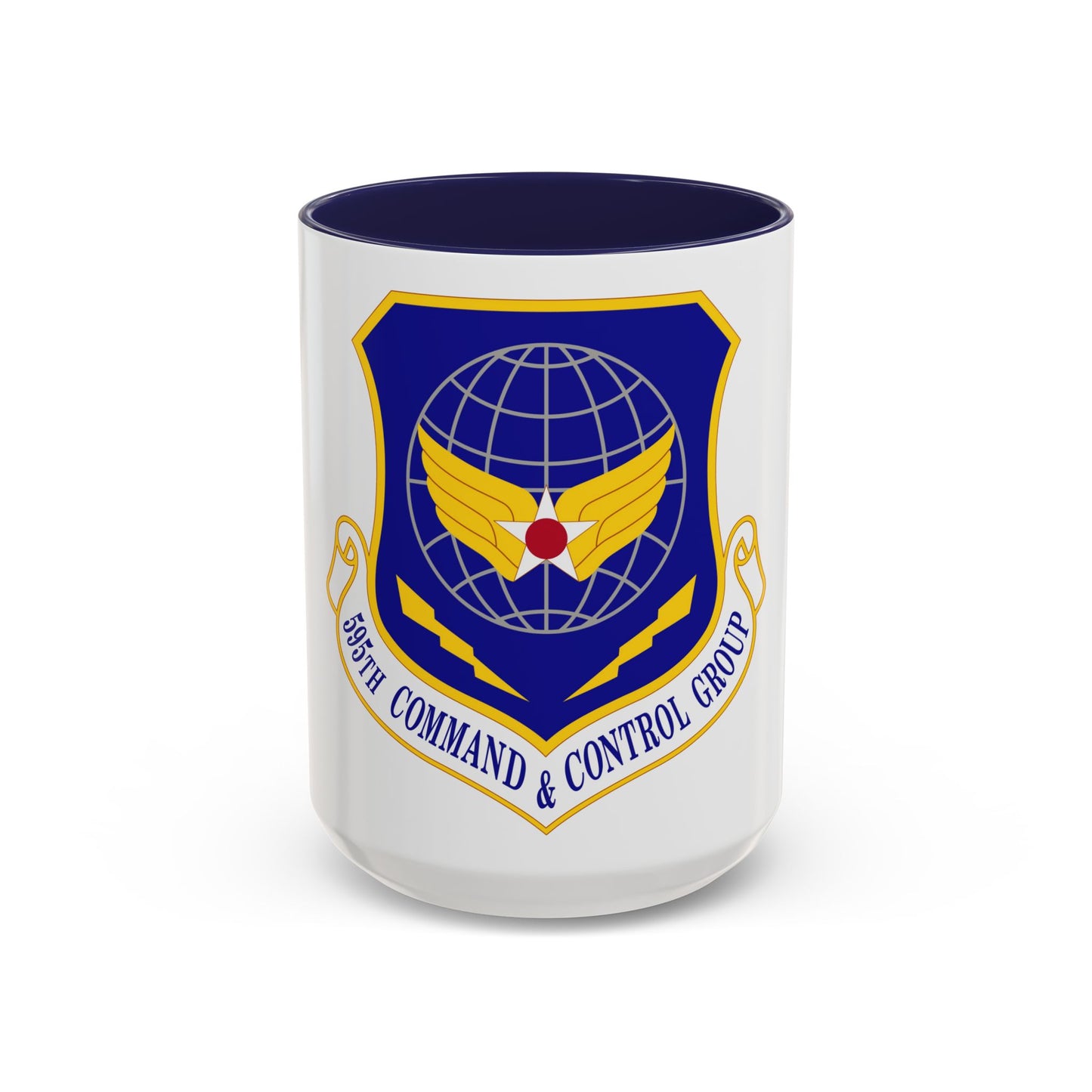 595 Command and Control Group AFSPC (U.S. Air Force) Accent Coffee Mug