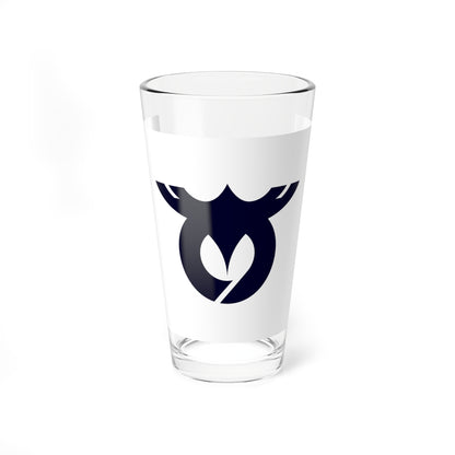 Flag of Asuke Aichi 1971-2005 (Japan) Pint Glass 16oz