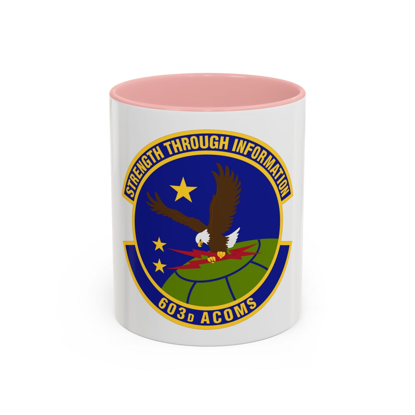 603d Air Communications Squadron (U.S. Air Force) Accent Coffee Mug