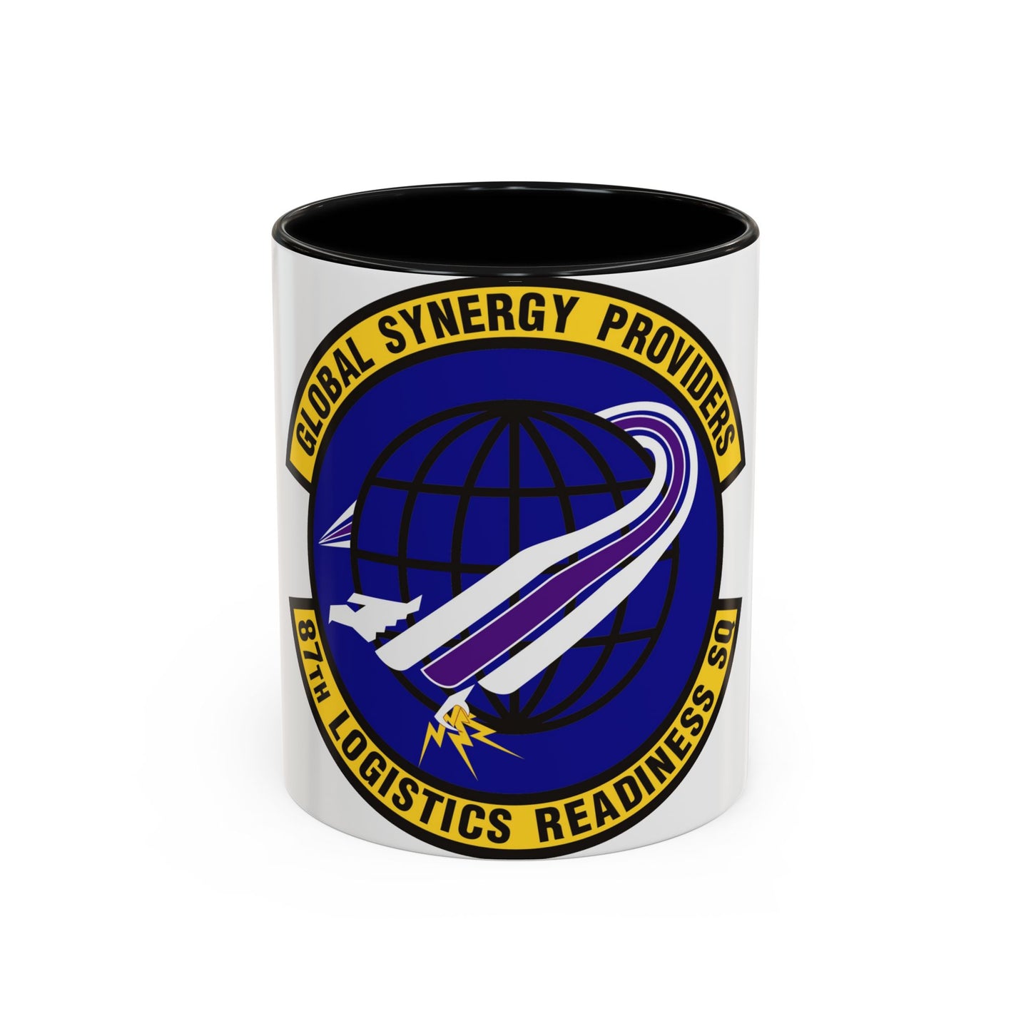 87 Logistics Readiness Squadron AMC (U.S. Air Force) Accent Coffee Mug