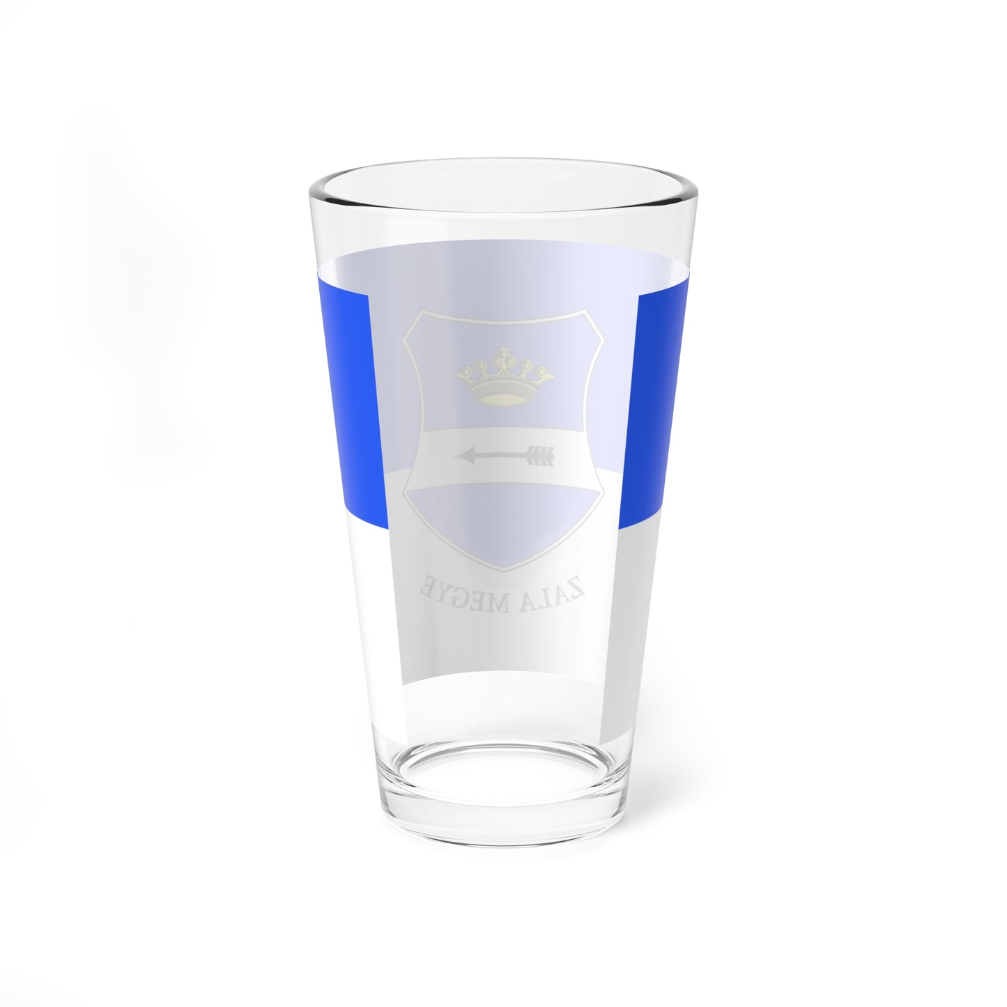 Flag of Zala County Hungary - Pint Glass 16oz