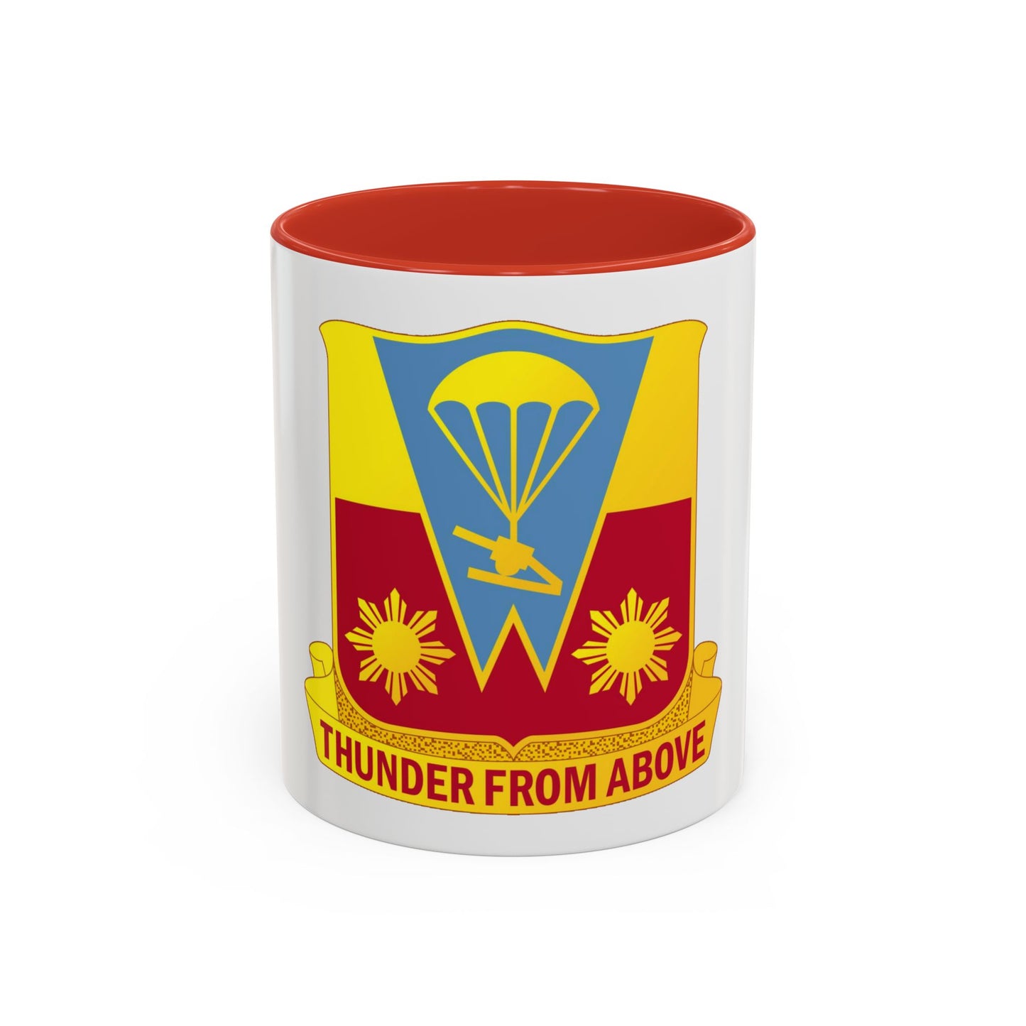 674th Airborne Field Artillery Battalion (U.S. Army) Accent Coffee Mug