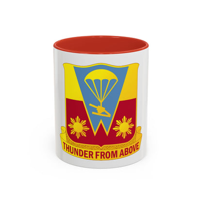674th Airborne Field Artillery Battalion (U.S. Army) Accent Coffee Mug