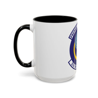 514th Operations Support Squadron (U.S. Air Force) Accent Coffee Mug