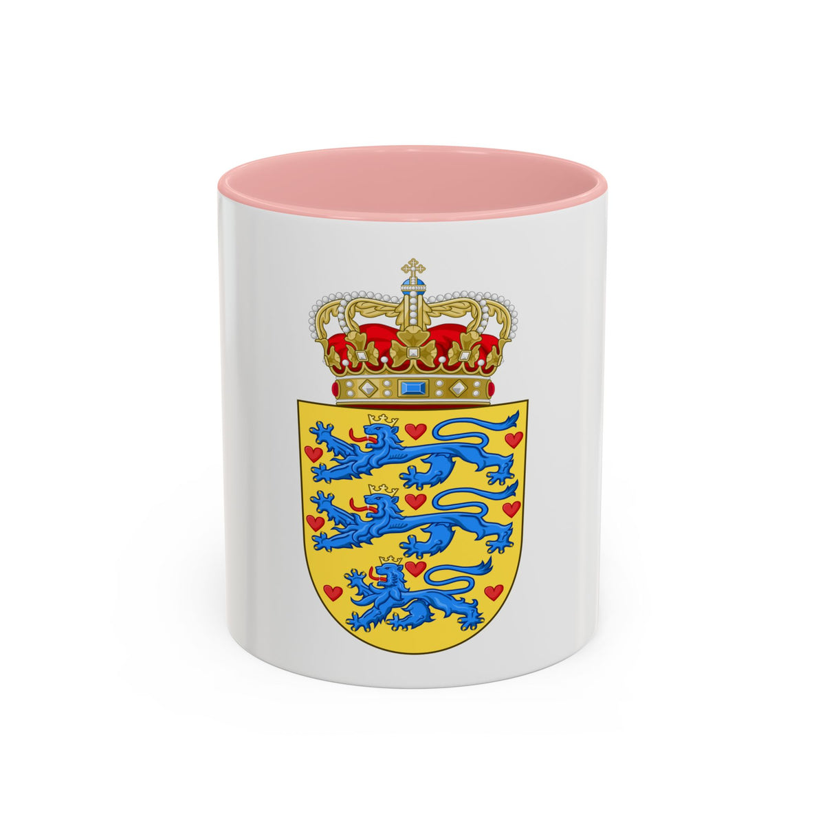 National Coat of arms of Denmark - Accent Coffee Mug