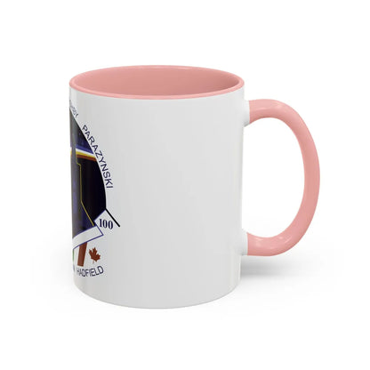 STS 100 (NASA) Accent Coffee Mug-Go Mug Yourself