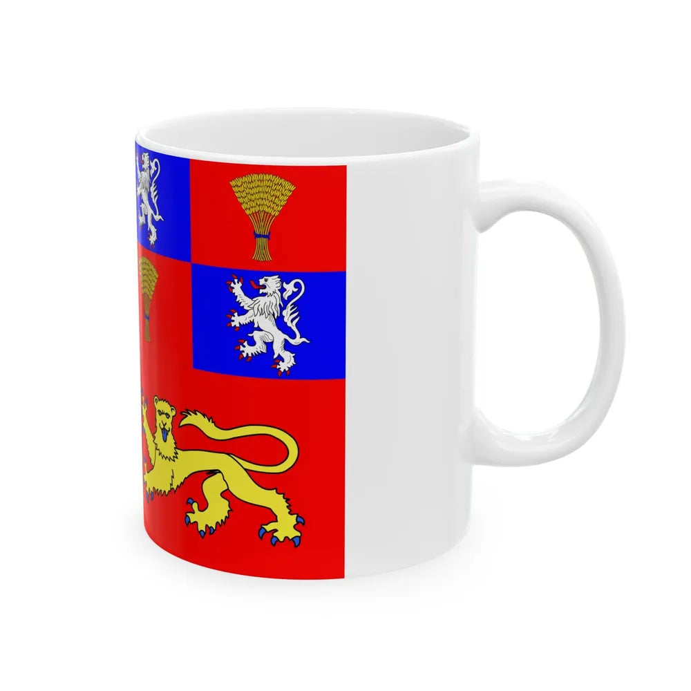 Flag of Tarn et Garonne France - White Coffee Mug-Go Mug Yourself