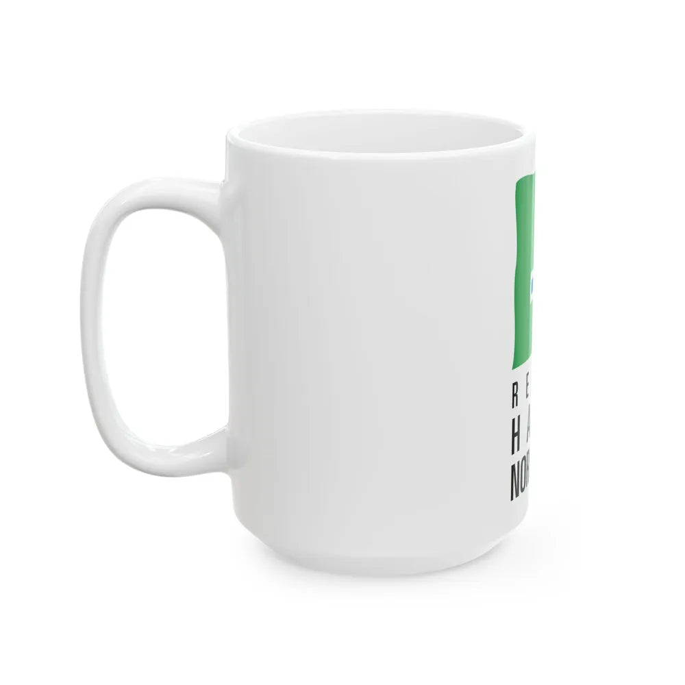 Flag of Upper Normandy France 2 - White Coffee Mug-Go Mug Yourself