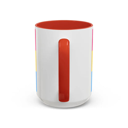 Pansexuality Pride Flag - Accent Coffee Mug-Go Mug Yourself