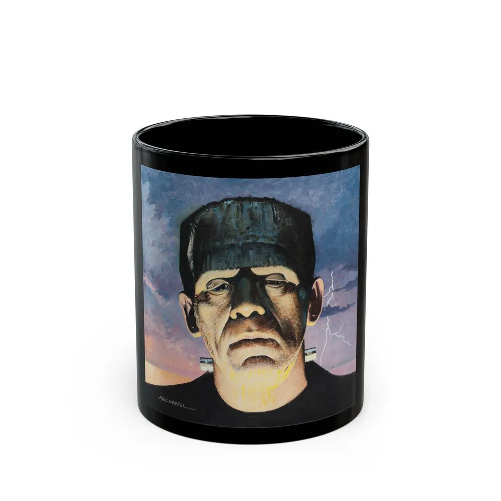 Frankenstein - Black Coffee Mug-11oz-Go Mug Yourself