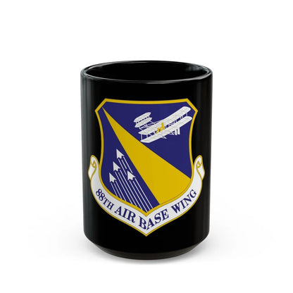 88th Air Base Wing (U.S. Air Force) Black Coffee Mug-15oz-Go Mug Yourself