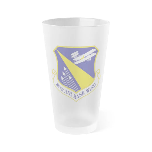 88th Air Base Wing (U.S. Air Force) Frosted Pint Glass 16oz-Go Mug Yourself