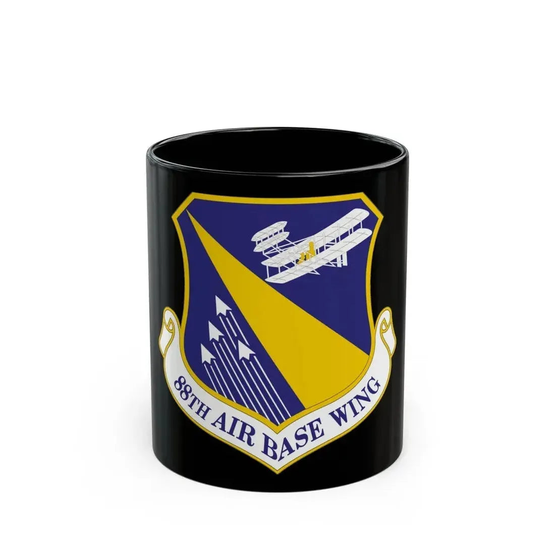 88th Air Base Wing (U.S. Air Force) Black Coffee Mug 11oz - Go Mug Yourself