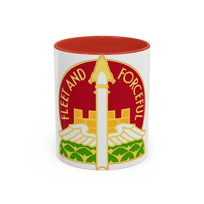 88th Artillery Group (U.S. Army) Accent Coffee Mug-11oz-Red-Go Mug Yourself