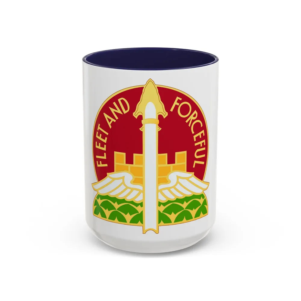 88th Artillery Group (U.S. Army) Accent Coffee Mug-15oz-Navy-Go Mug Yourself