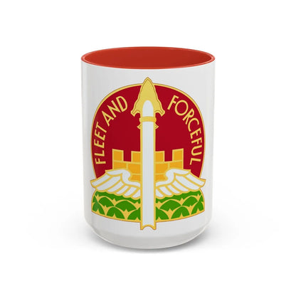 88th Artillery Group (U.S. Army) Accent Coffee Mug-15oz-Red-Go Mug Yourself