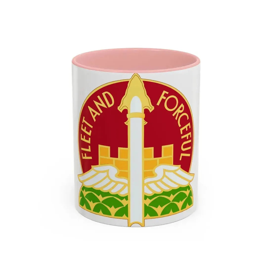 88th Artillery Group (U.S. Army) Accent Coffee Mug 11oz Pink - Go Mug Yourself