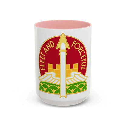 88th Artillery Group (U.S. Army) Accent Coffee Mug 15oz Pink - Go Mug Yourself