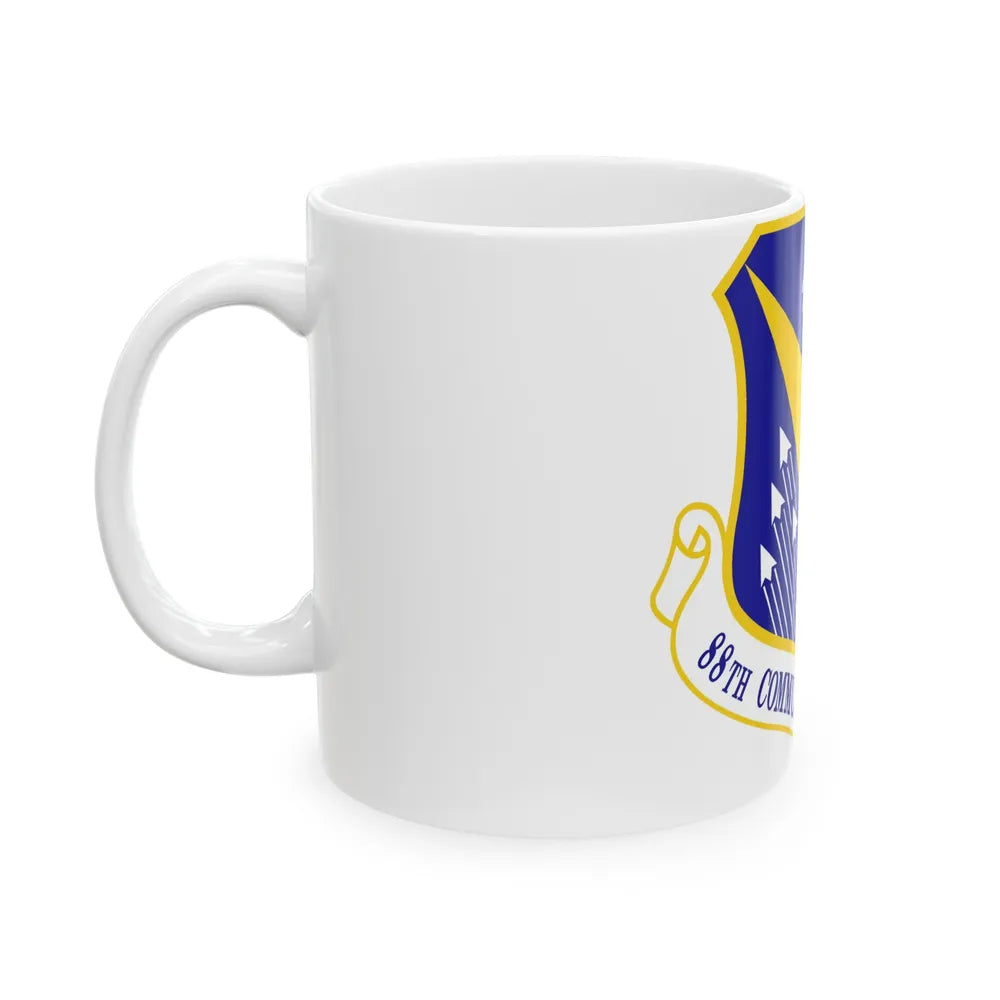 88th Communications Group (U.S. Air Force) White Coffee Mug-Go Mug Yourself