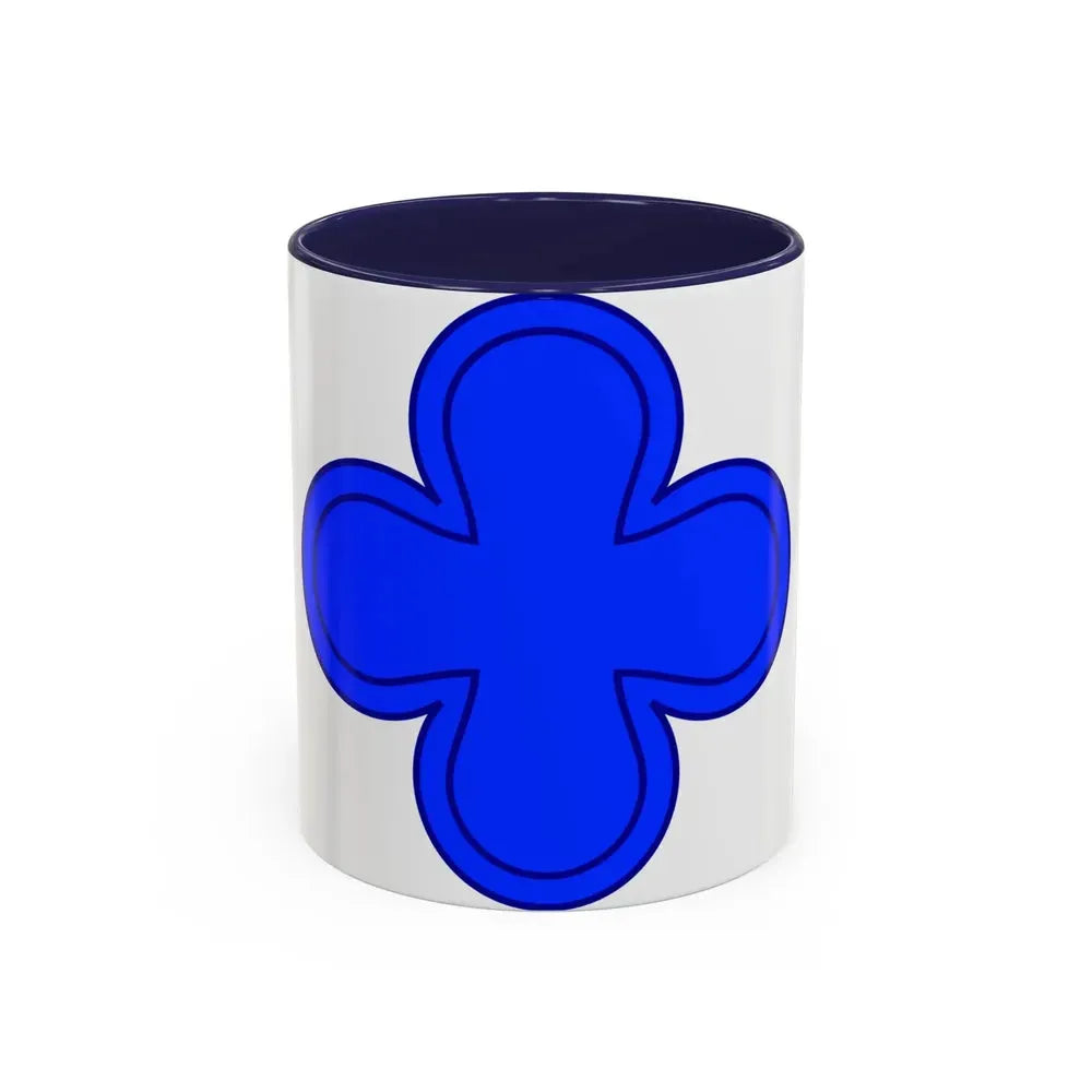 88th Infantry Division SSI (U.S. Army) Accent Coffee Mug 11oz Navy - Go Mug Yourself