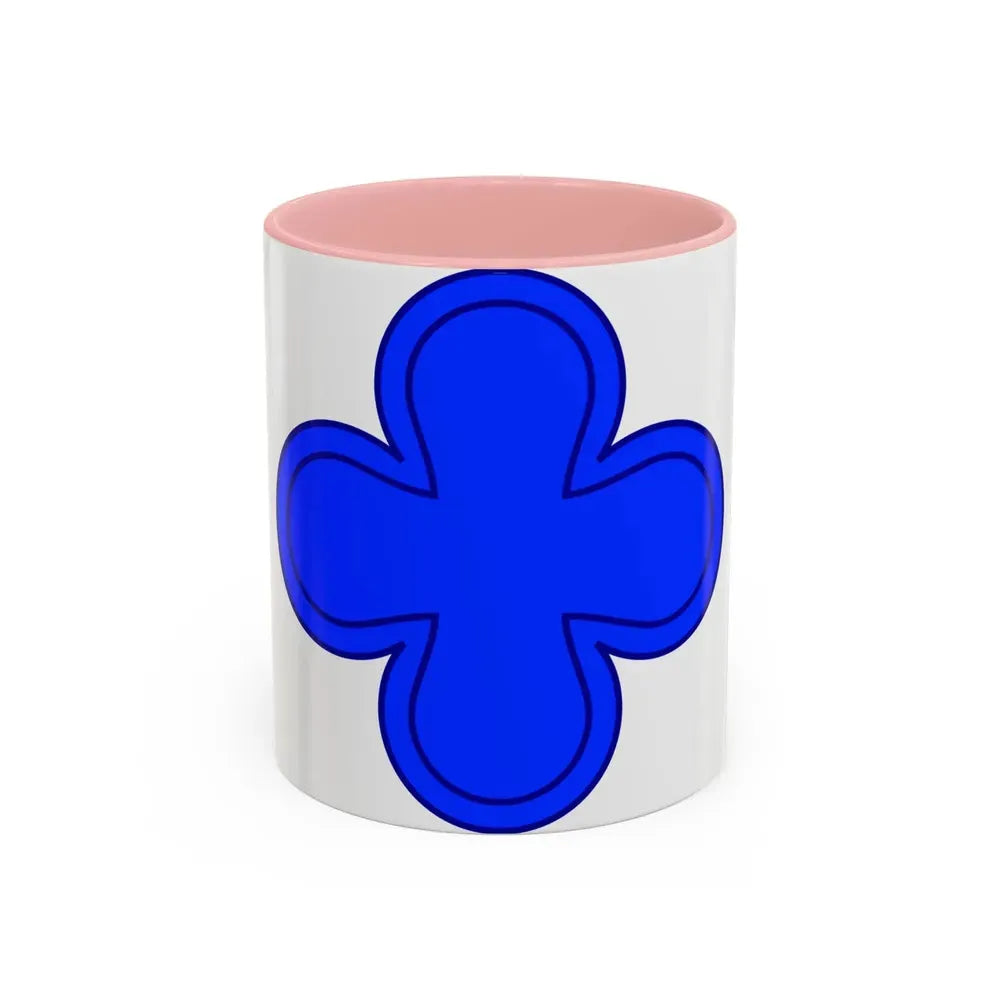 88th Infantry Division SSI (U.S. Army) Accent Coffee Mug 11oz Pink - Go Mug Yourself