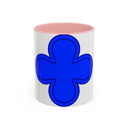 88th Infantry Division SSI (U.S. Army) Accent Coffee Mug 11oz Pink - Go Mug Yourself