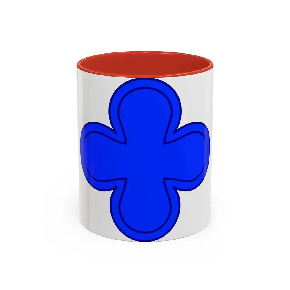 88th Infantry Division SSI (U.S. Army) Accent Coffee Mug 11oz Red - Go Mug Yourself